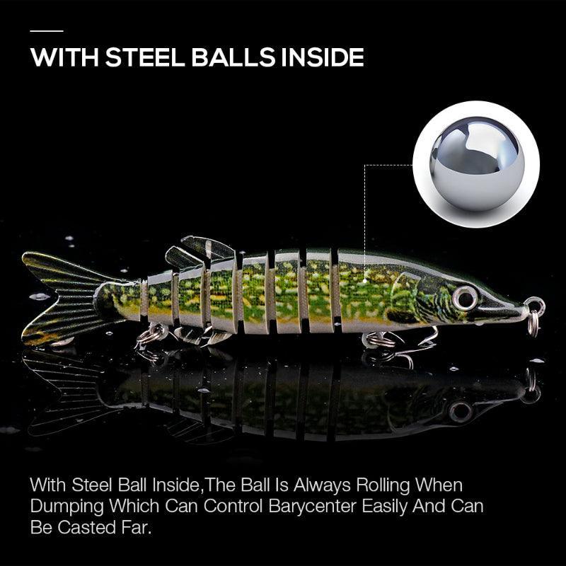 Lifelike Pike Swimbait Set-USA Fish Bait