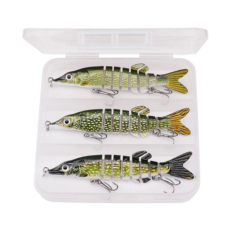 Lifelike Pike Wobblers Swimbaits Fishing Lure Set - USA Fish Bait