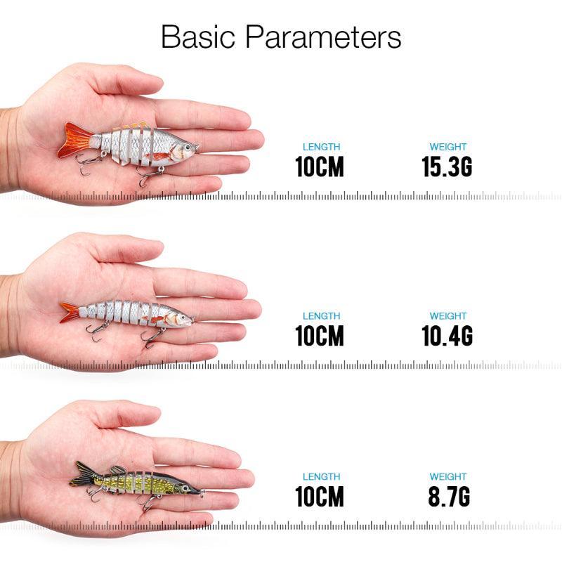 10cm Mix Swimbait Set-USA Fish Bait