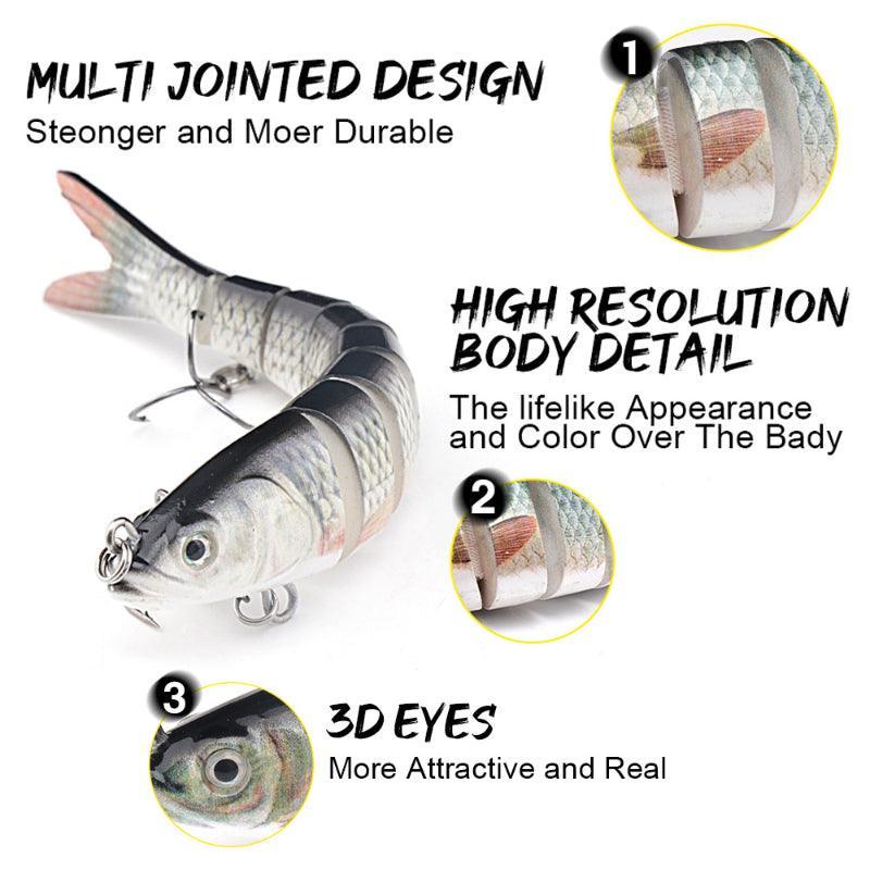 14cm Sinking Swimbait Lure-USA Fish Bait