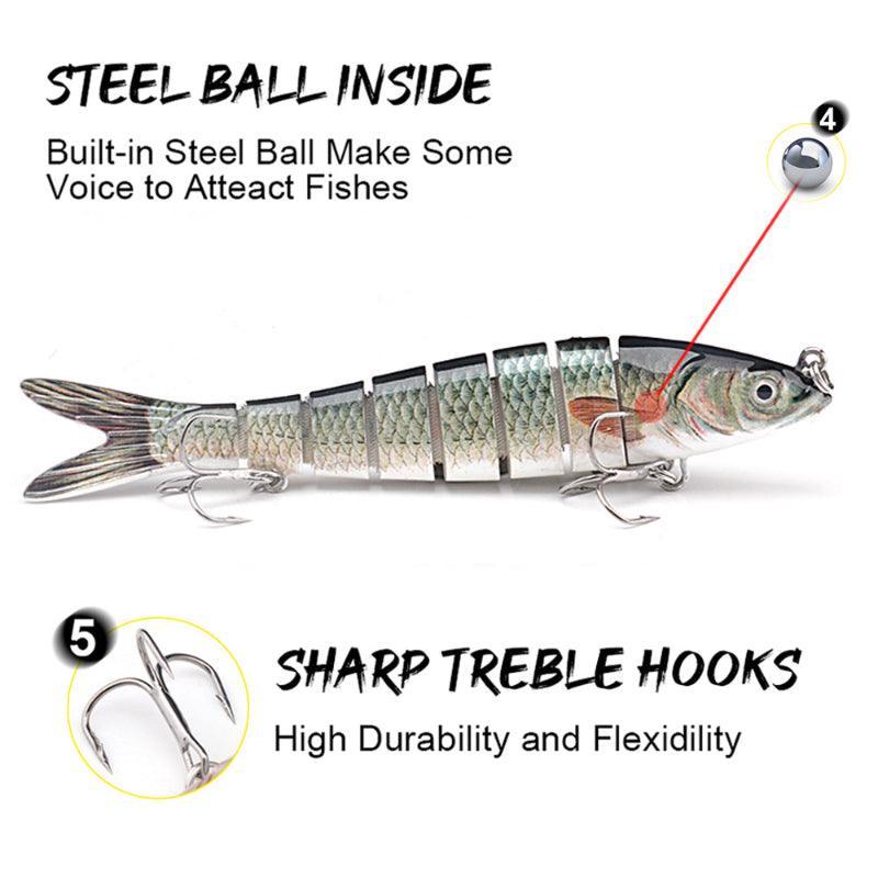 14cm Sinking Swimbait Lure-USA Fish Bait