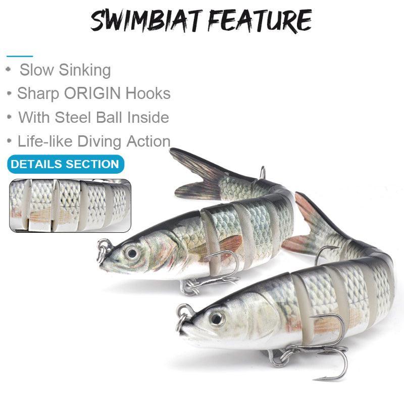 14cm Sinking Swimbait Lure-USA Fish Bait