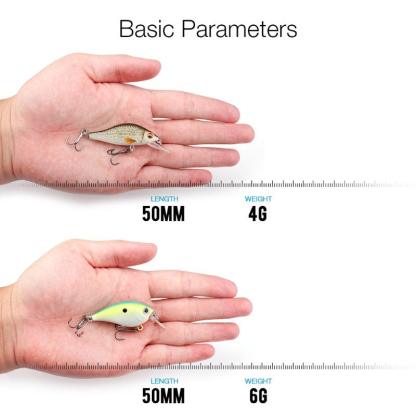 50mm Wobbler Set for Pike and Perch - USA Fish Bait