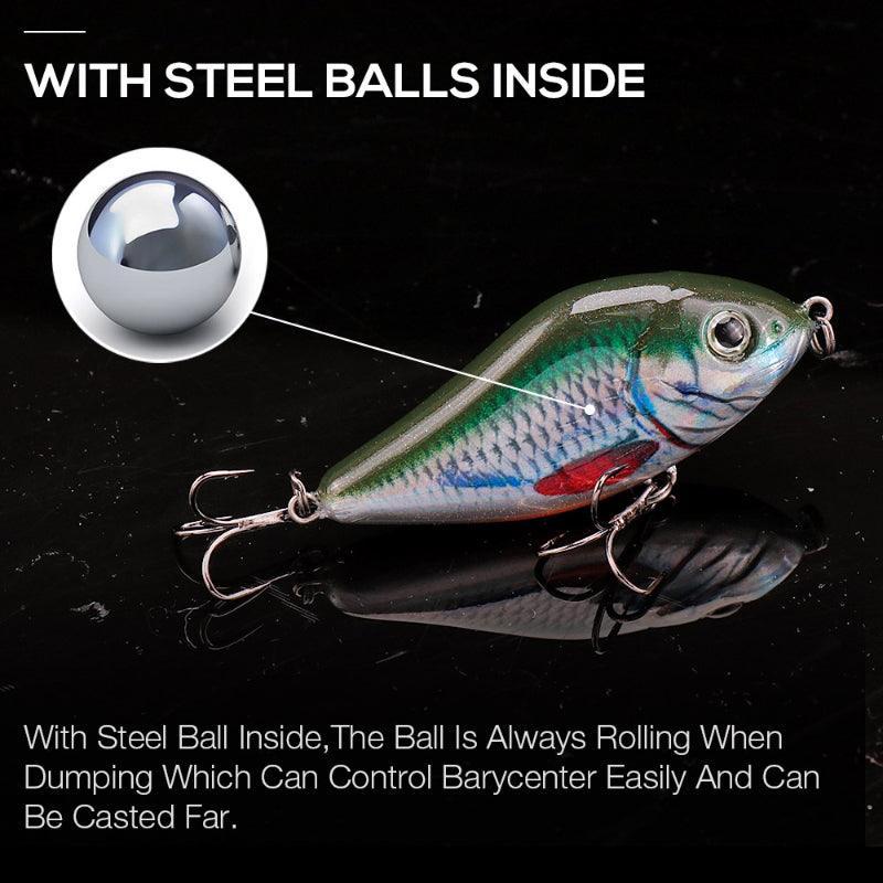 Jerk Bait Rattling Lures-USA Fish Bait