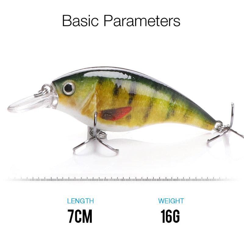 7cm Pike Fishing Lures-USA Fish Bait