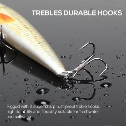 10cm Floating Pike Fishing Wobblers Set - USA Fish Bait