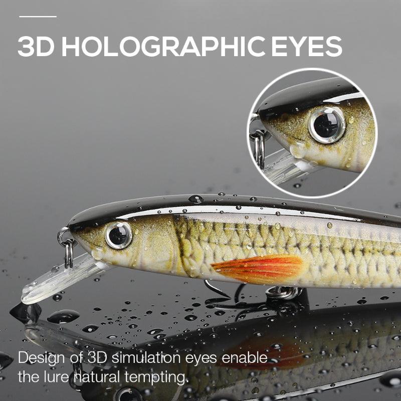 10cm Floating Pike Fishing Wobblers Set - USA Fish Bait