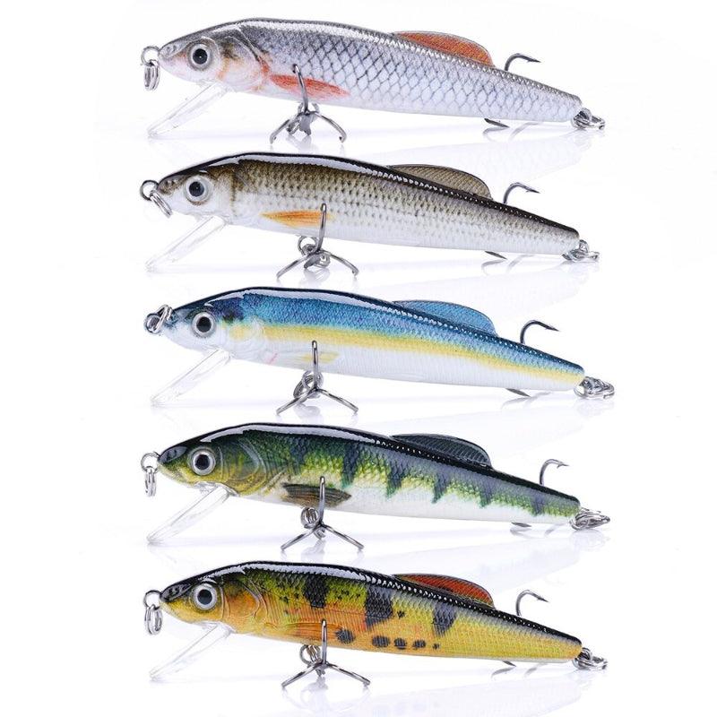 Minnow Fishing Lure Hard Swimbait Crankbait - USA Fish Bait