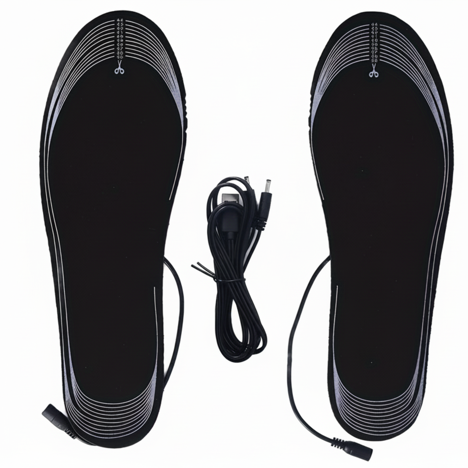 Electric Heated Shoe Insoles With Adjustable Temperature And USB Powered