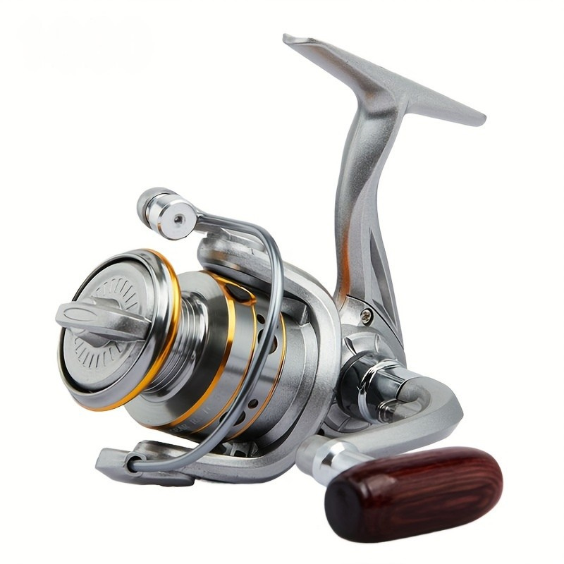 Metal Spool Spinning Fishing Reel 5.2 to 1 Gear Ratio