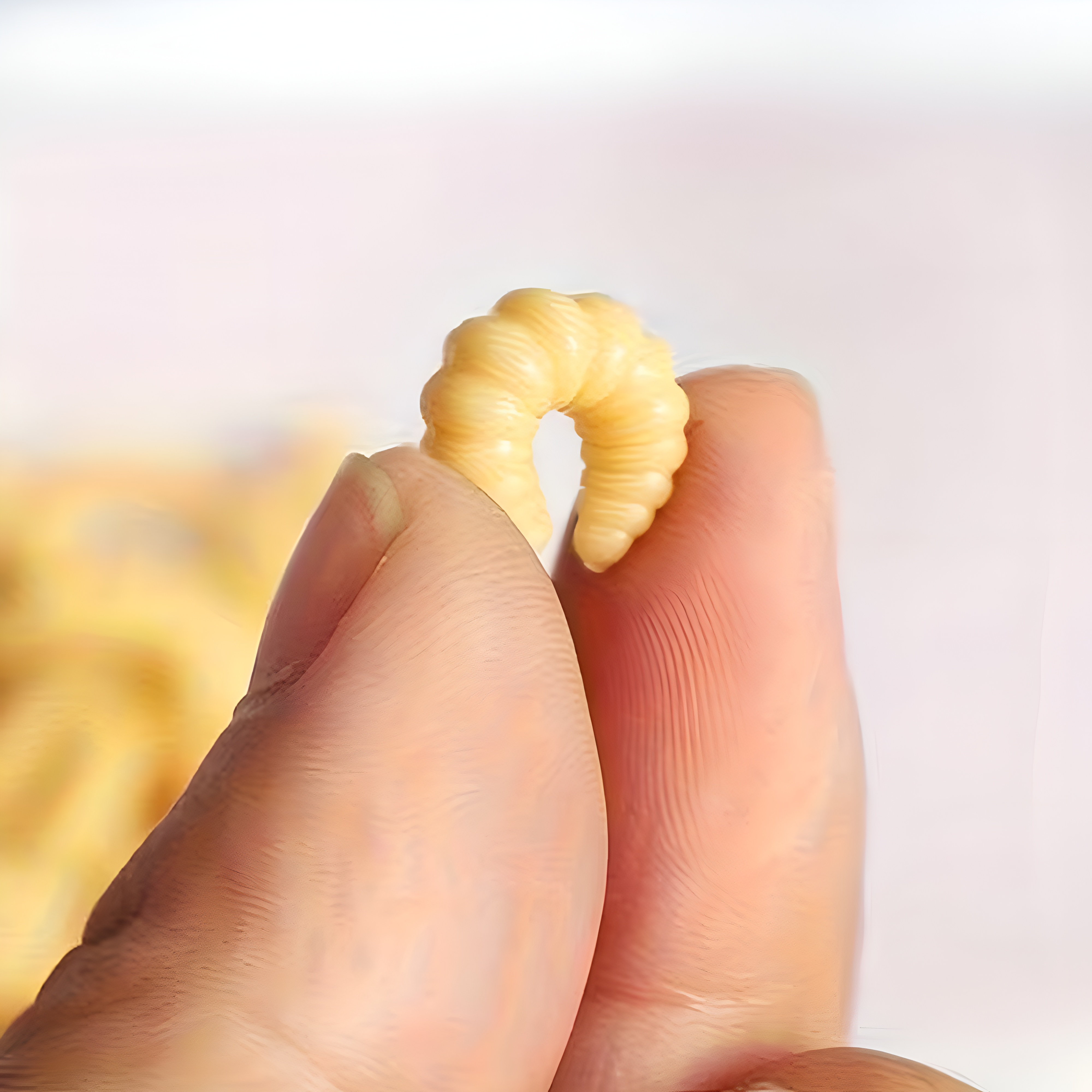 250/160/150/100/50/20pcs Simulation Maggot Fishing Lures, 2cm/0.79in Artificial Bionic Soft Worm Bait, Fishing Tackle