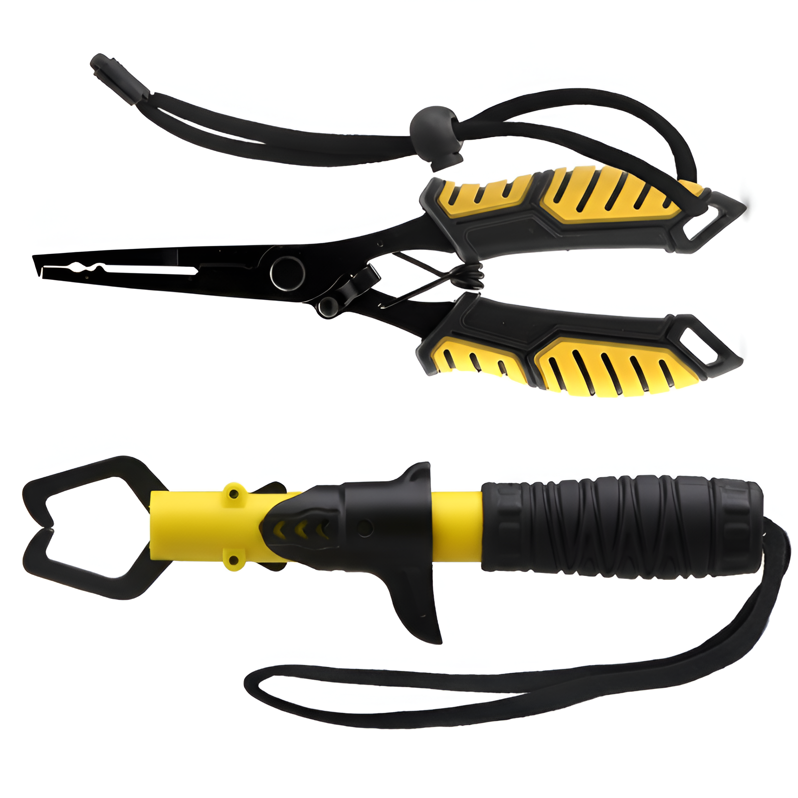 2pcs Durable Stainless Steel Fishing Pliers - Essential Tool for Easy Fish Control and Outdoor Fishing