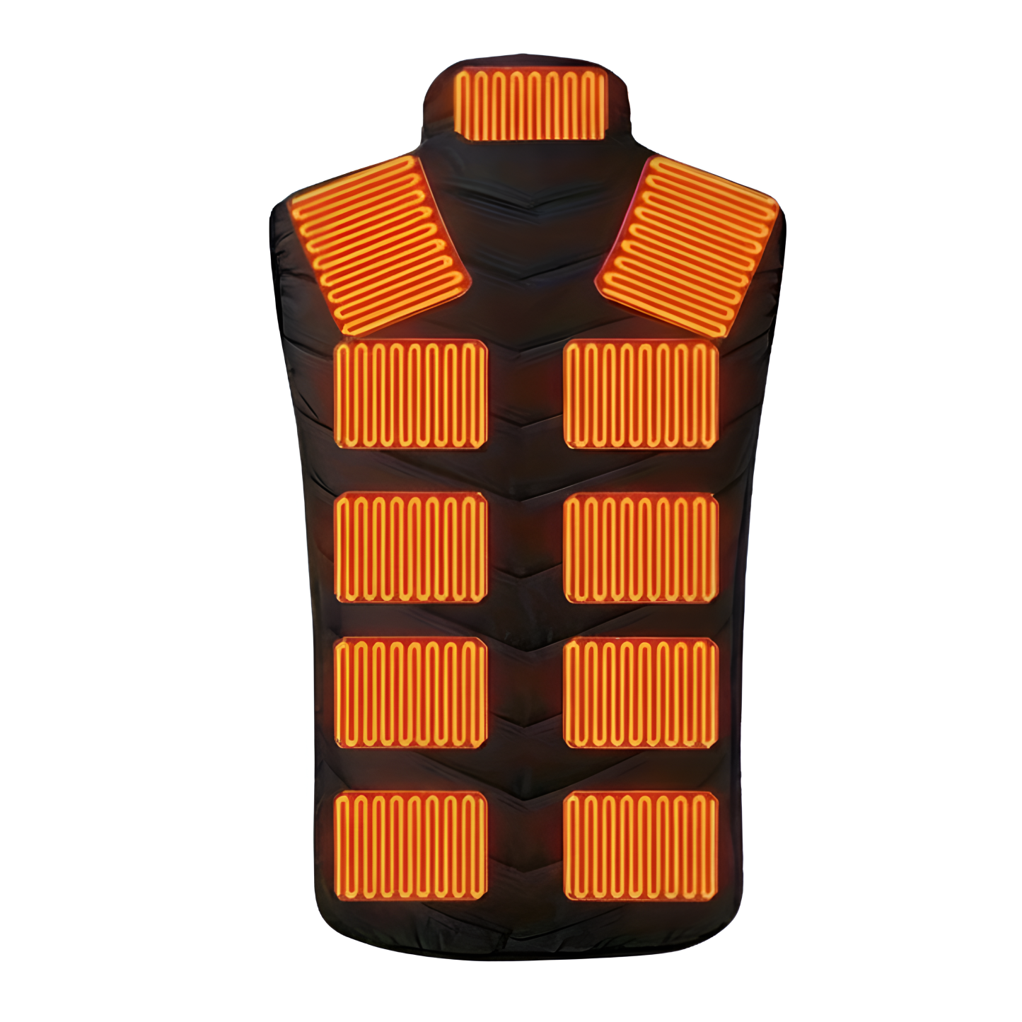 USB Heating Winter Vest With 21 Zones And 4 Switch Controls