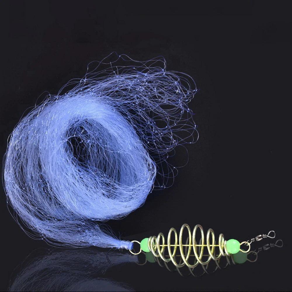 Spring Shoal Fishing Net with Night Luminous Bead Ball - USA Fish Bait