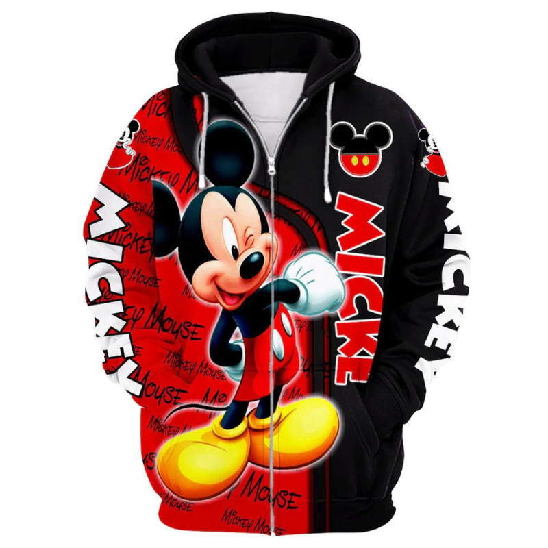 Cartoon Character Anime Zip Hoodie