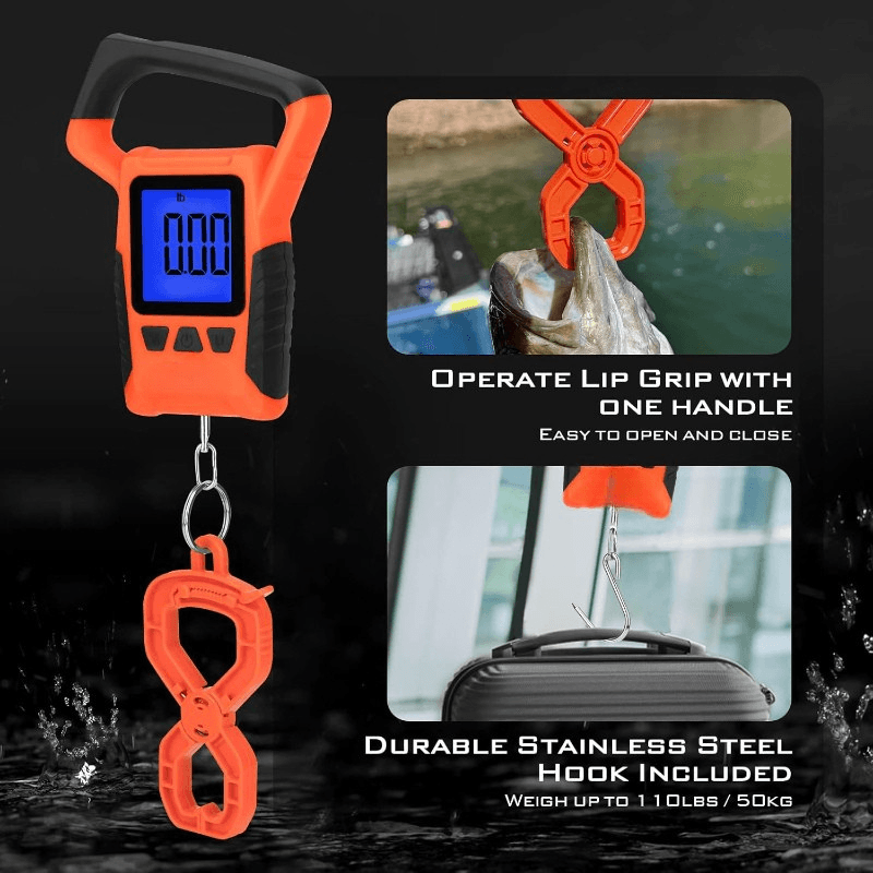 Floating Waterproof Digital Scale With Large LCD-USA Fish Bait