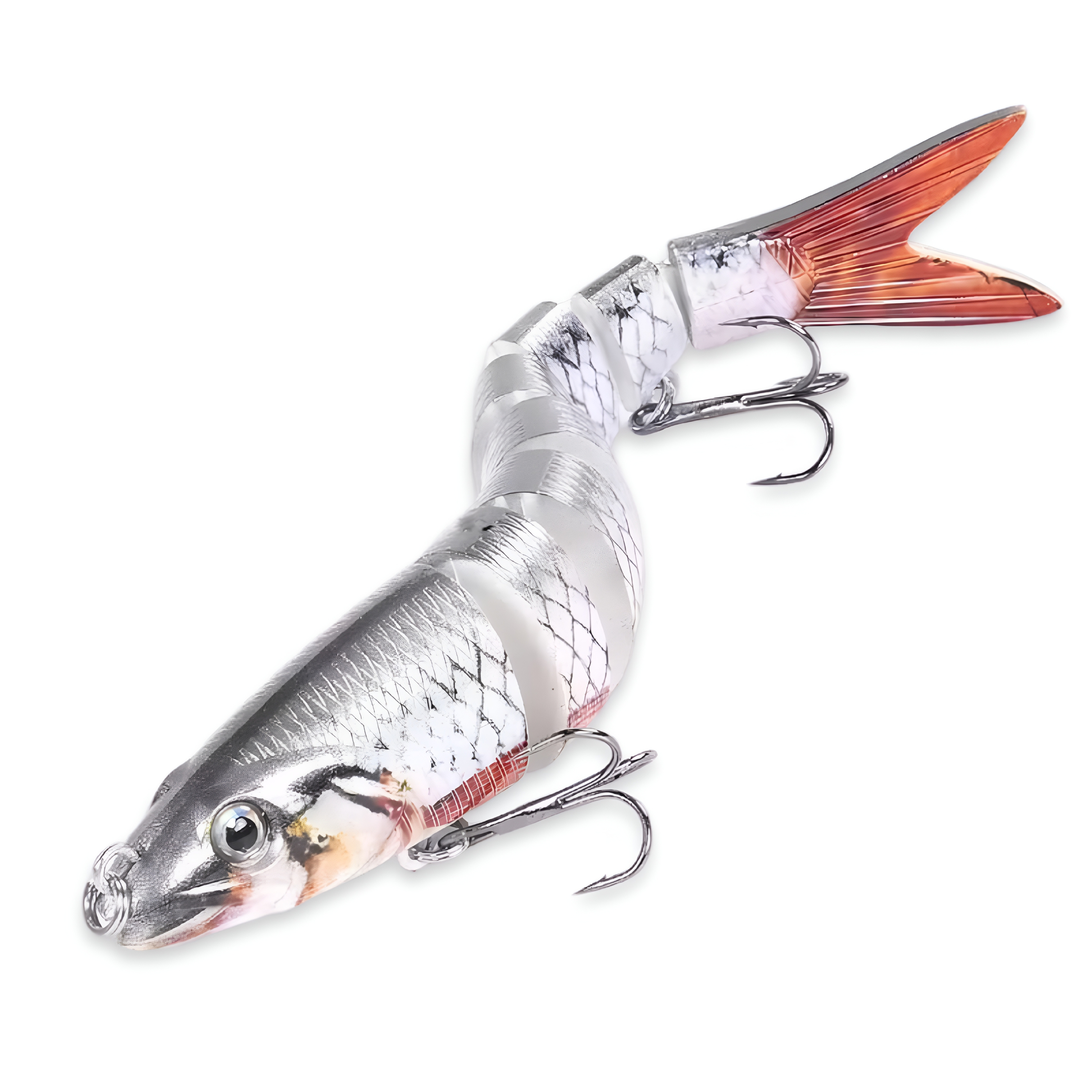Fishing Lures Multi Jointed Swimbait Crankbait Slow Sinking Bionic Artificial Bait Freshwater Saltwater Trout Bass