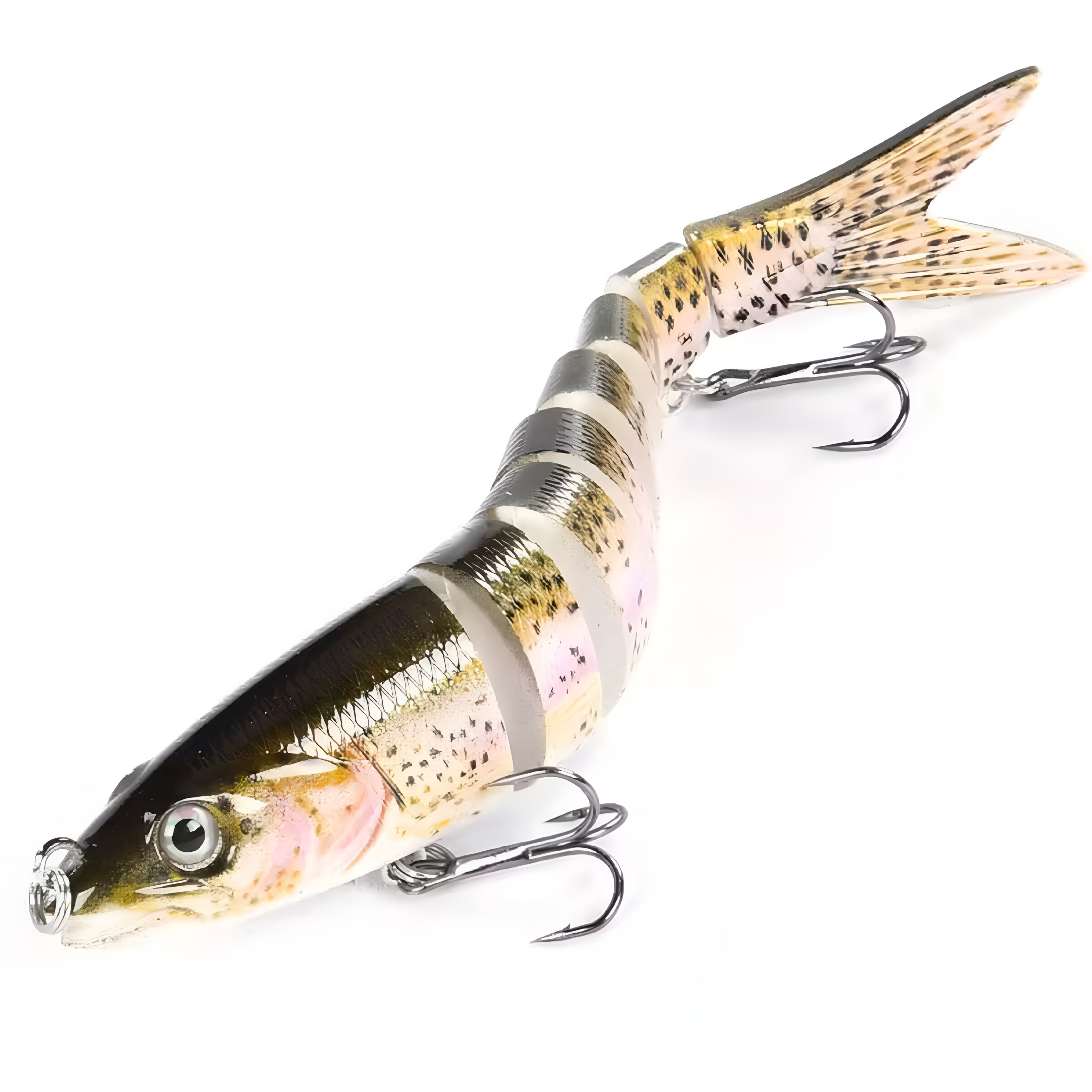 Fishing Lures Multi Jointed Swimbait Crankbait Slow Sinking Bionic Artificial Bait Freshwater Saltwater Trout Bass