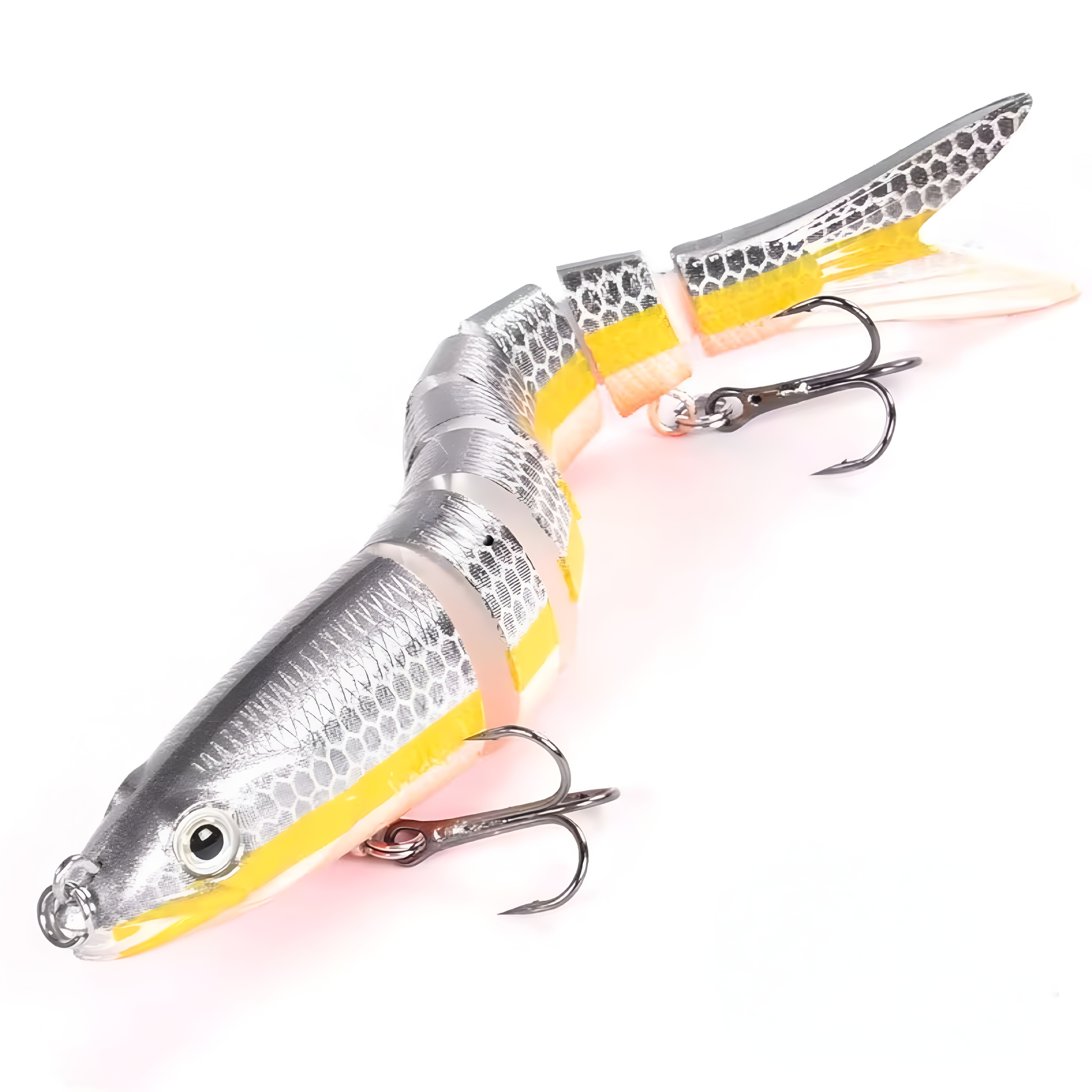 Fishing Lures Multi Jointed Swimbait Crankbait Slow Sinking Bionic Artificial Bait Freshwater Saltwater Trout Bass