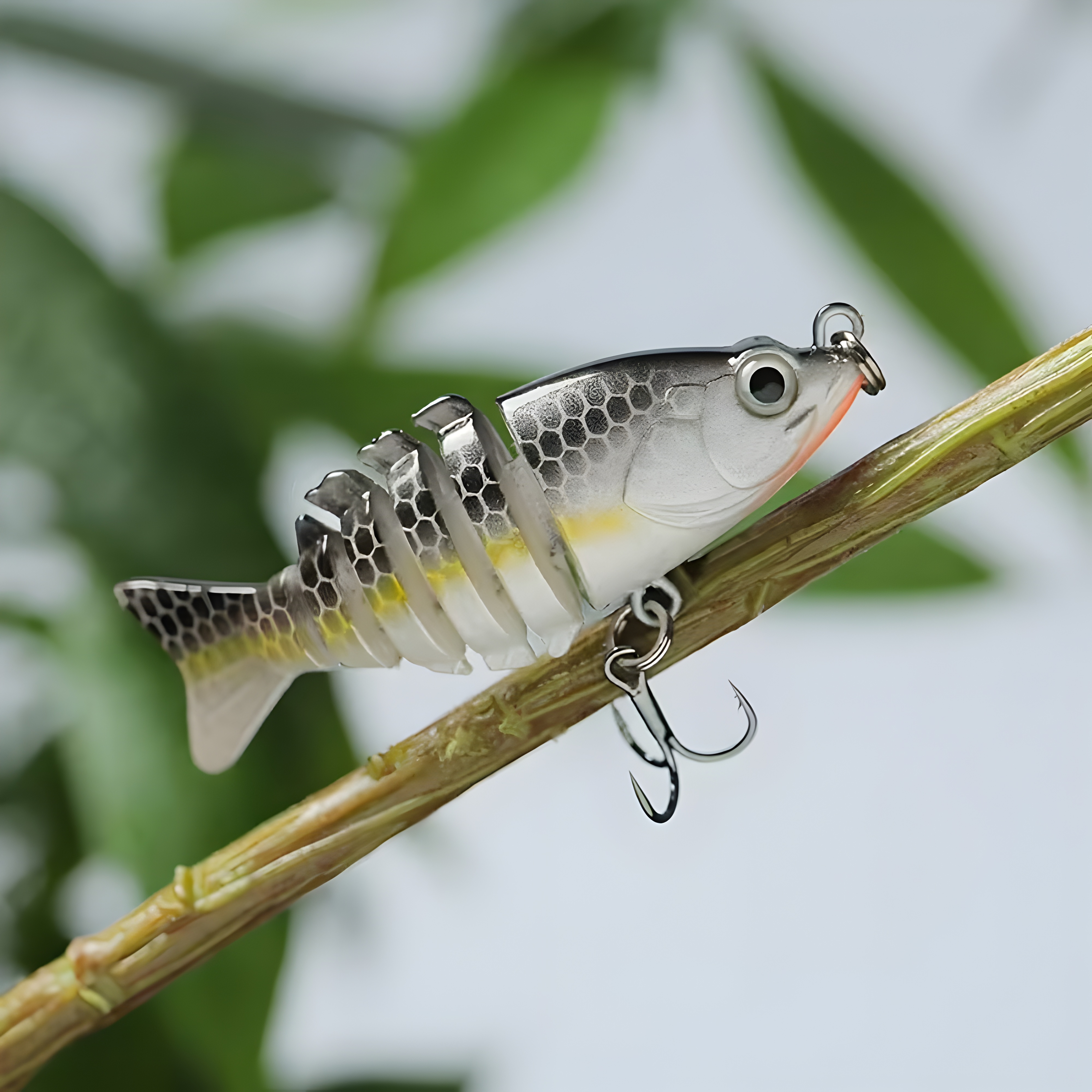 Segmented Fish Imitation Hard Bait Soft Lures - 6Cm/5G 