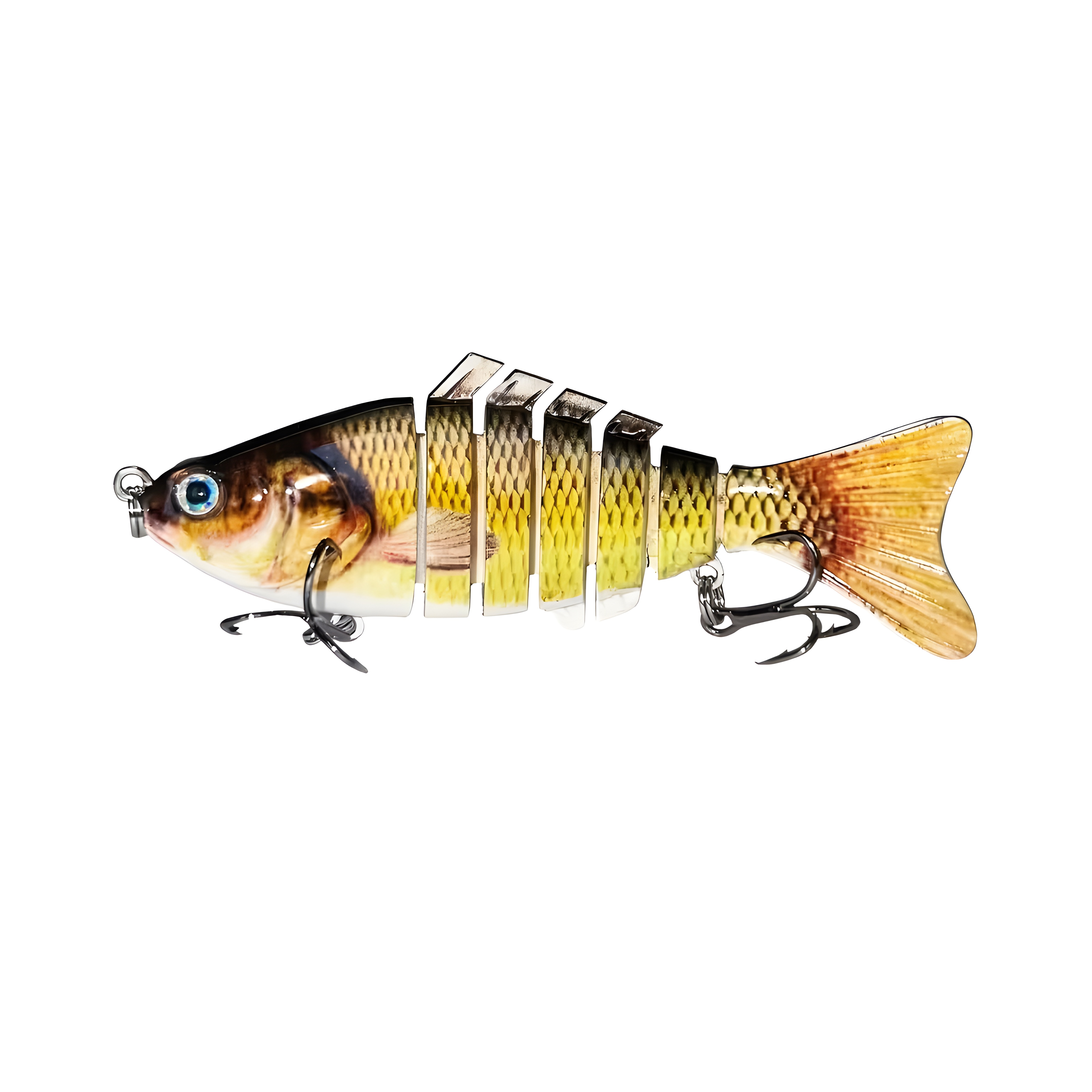 Lures, Full-Size Multi Jointed Swimbait, Slow Sinking Segmented Bass Fishing Lure