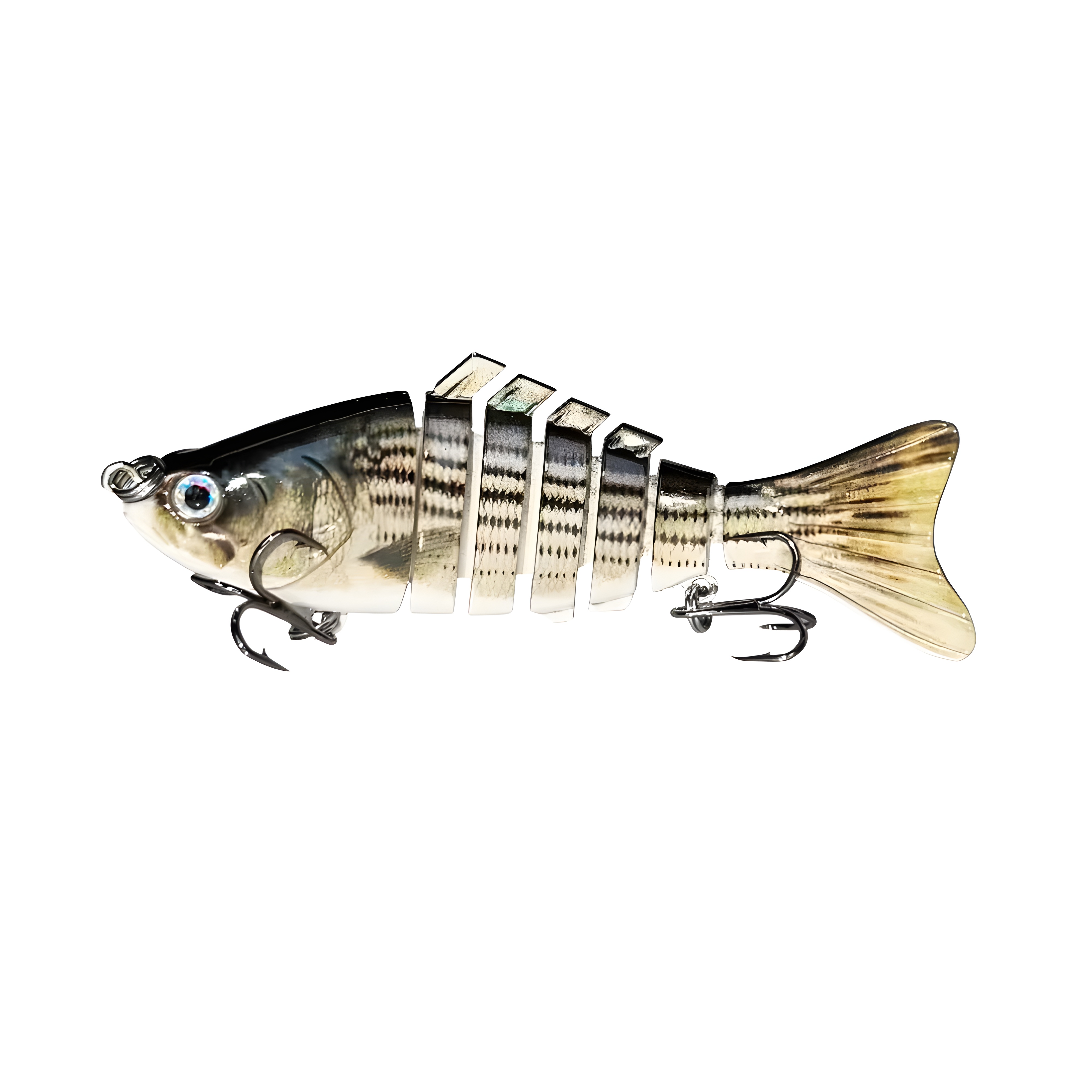 Lures, Full-Size Multi Jointed Swimbait, Slow Sinking Segmented Bass Fishing Lure