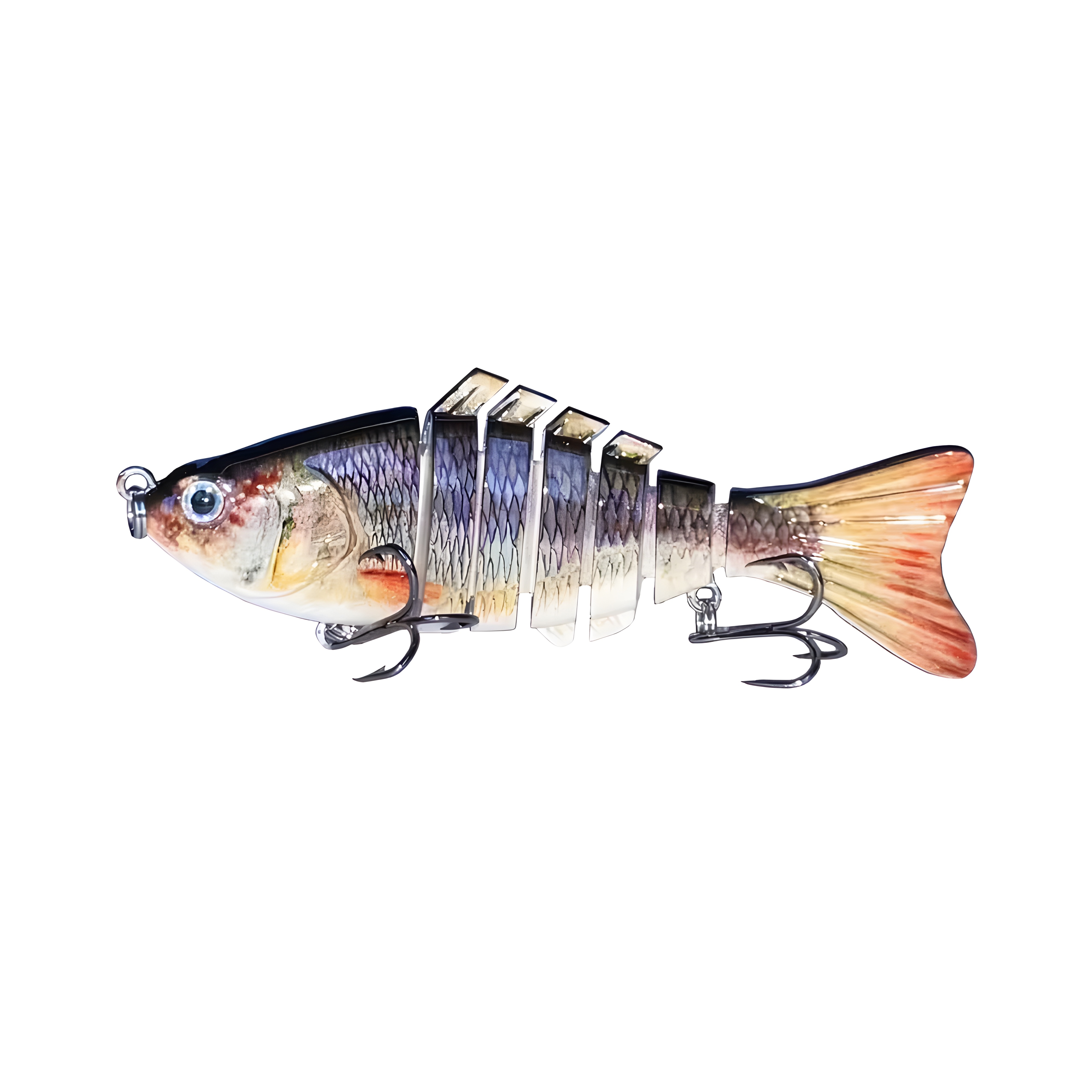 Lures, Full-Size Multi Jointed Swimbait, Slow Sinking Segmented Bass Fishing Lure