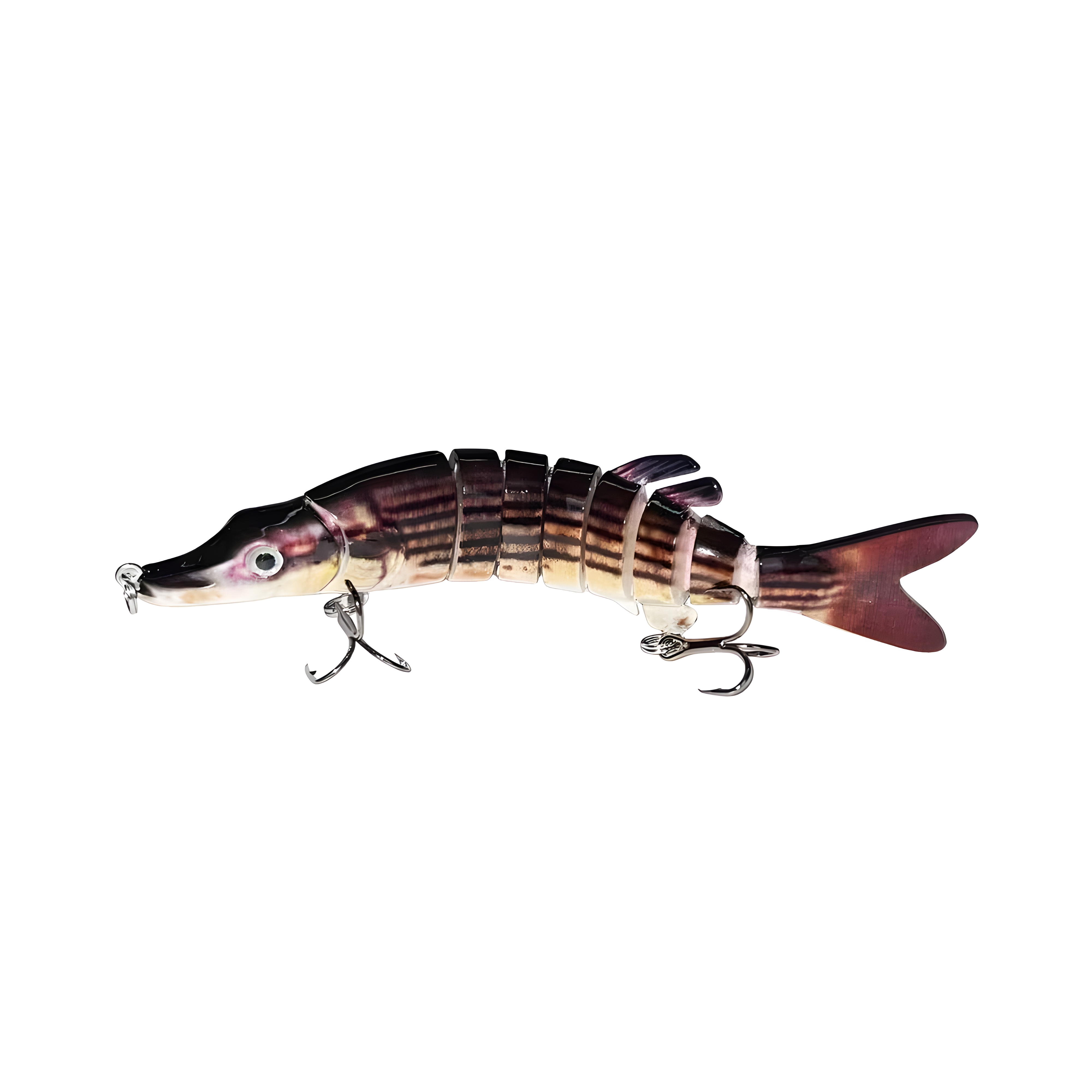 Full-Size Multi Jointed Swimbait, Slow Sinking Segmented Bass Fishing Lure, Swimming Fishing Lure