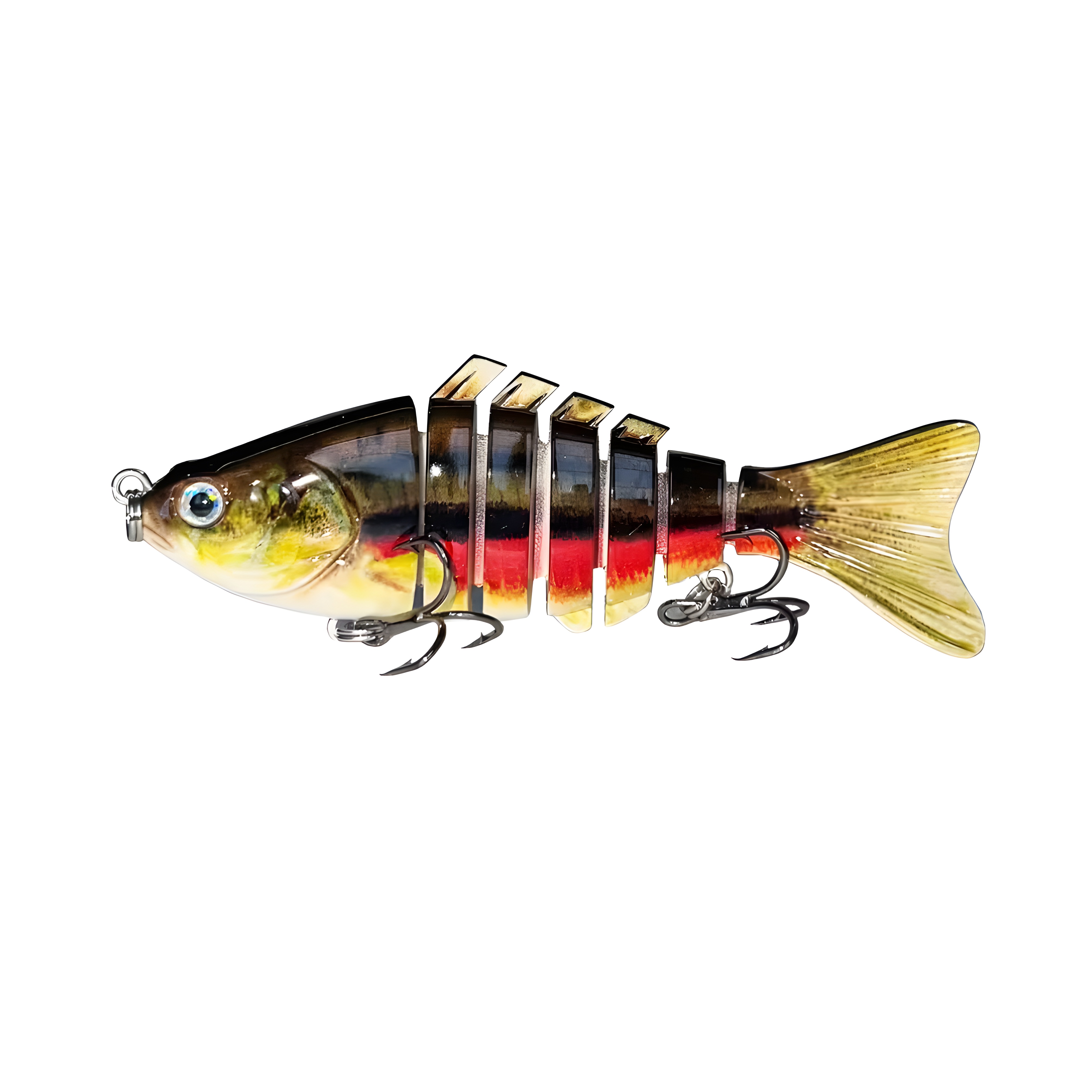 Lures, Full-Size Multi Jointed Swimbait, Slow Sinking Segmented Bass Fishing Lure