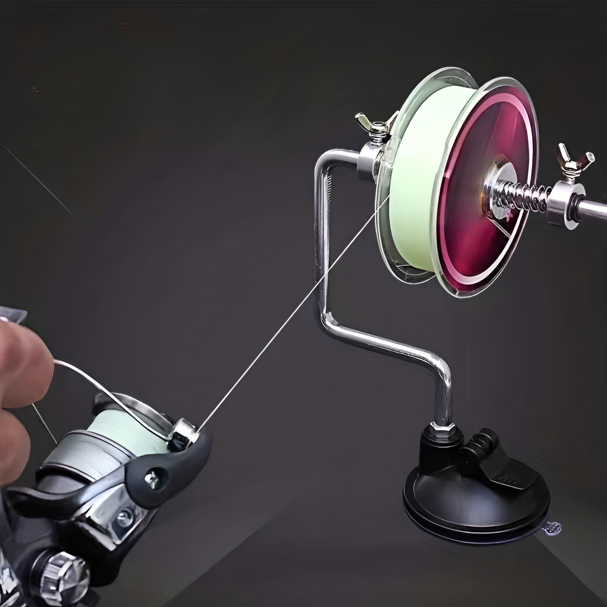 Fishing Reel Line Winder Aluminum Alloy Spooling Tool