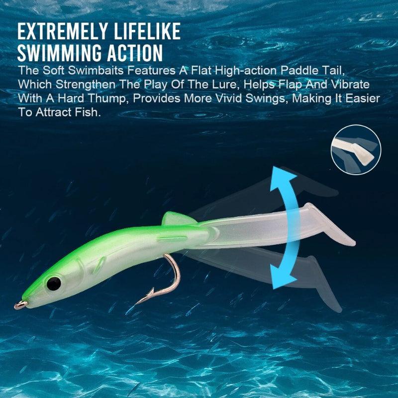 80mm Soft Fishing Lure-USA Fish Bait
