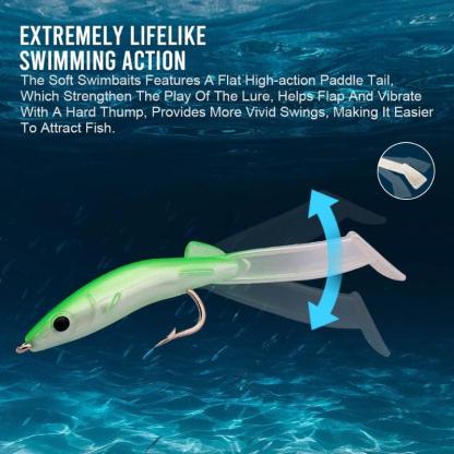 80mm Soft Fishing Lure-USA Fish Bait