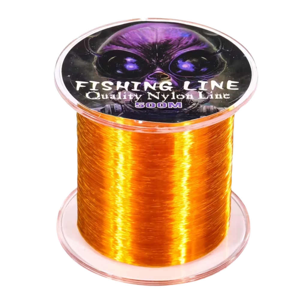 Fishing Line 500 Meters/547 Yards Nylon Fishing Line 7-38 Pounds Abrasion-Resistant Nylon Single Weave Line for Fishing Supplies
