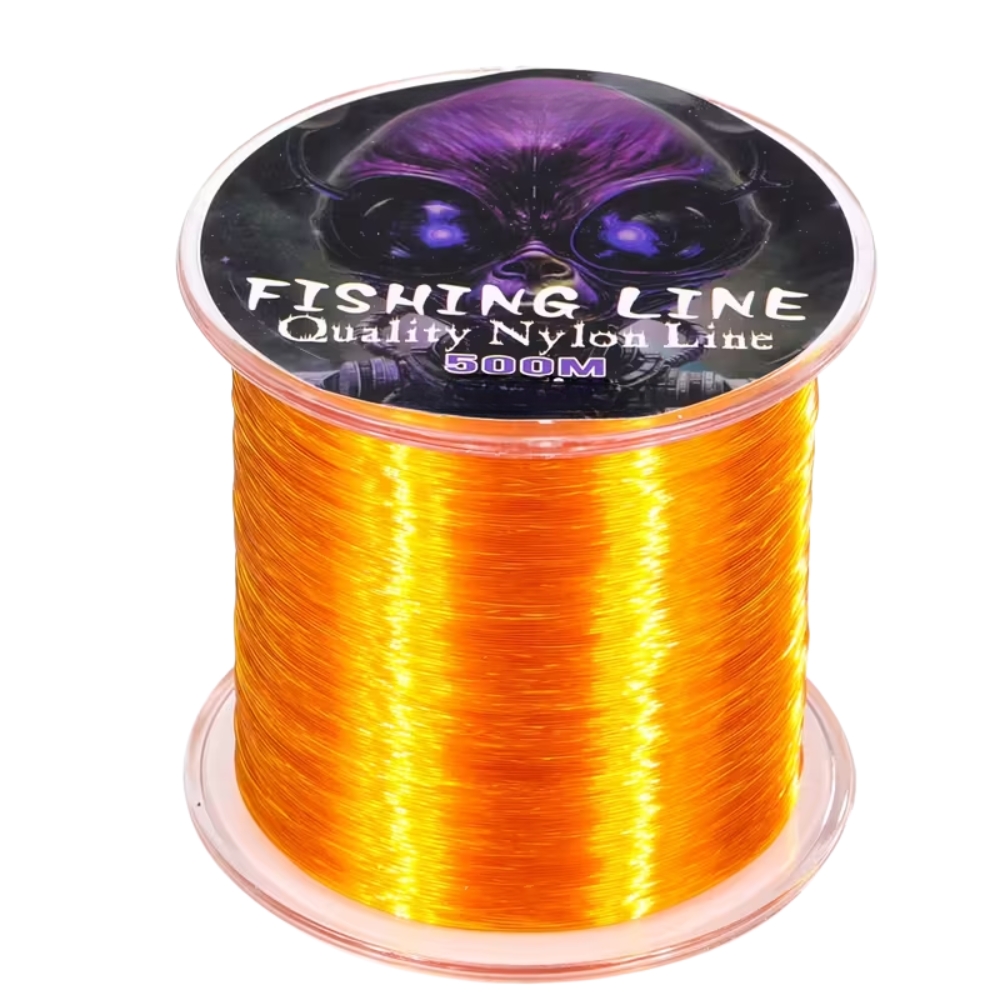 Fishing Line 500 Meters/547 Yards Nylon Fishing Line 7-38 Pounds Abrasion-Resistant Nylon Single Weave Line for Fishing Supplies