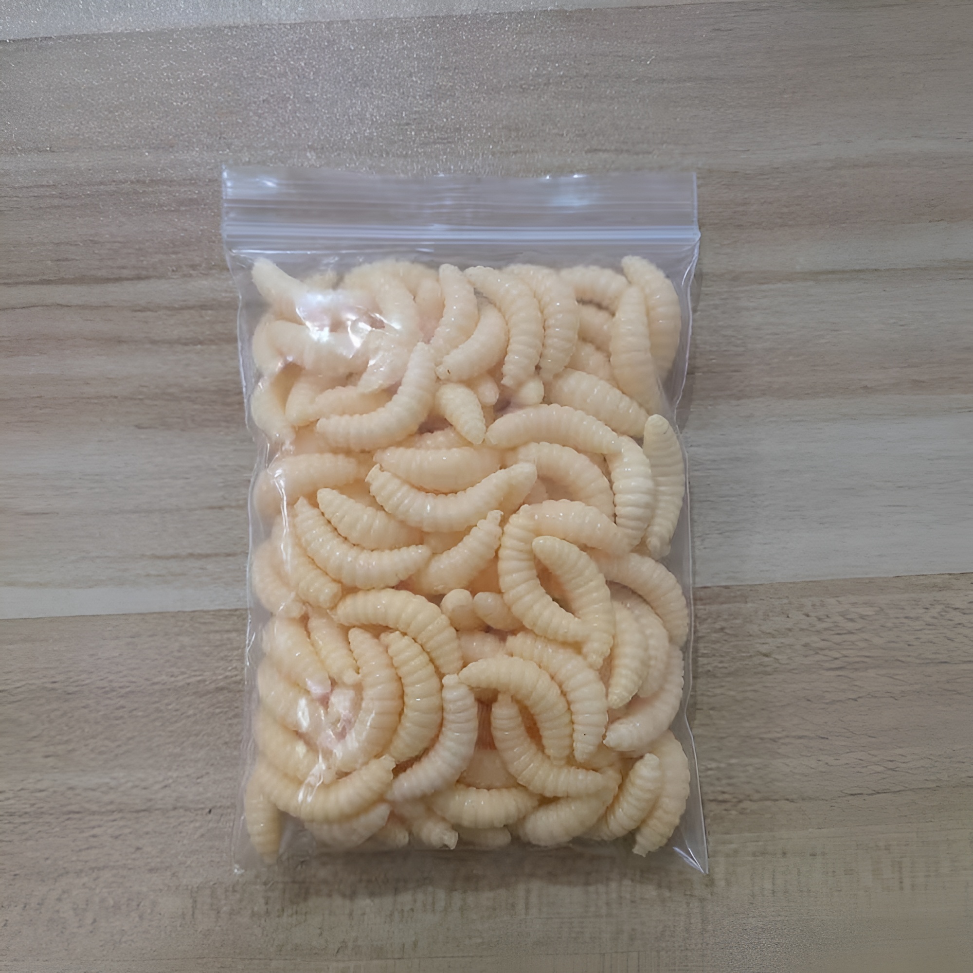 250/160/150/100/50/20pcs Simulation Maggot Fishing Lures, 2cm/0.79in Artificial Bionic Soft Worm Bait, Fishing Tackle