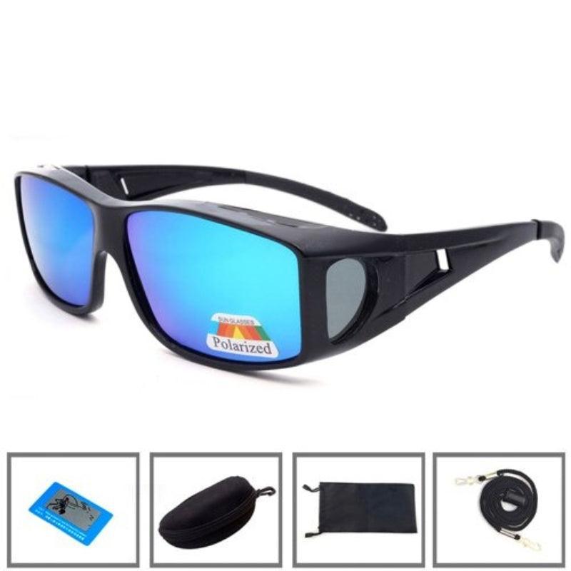Clip On Fishing Sunglasses-USA Fish Bait