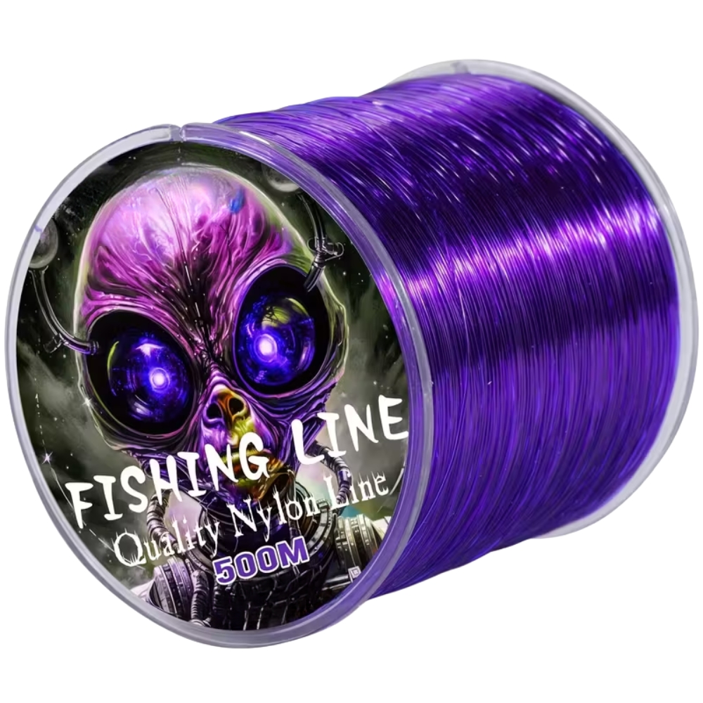 Fishing Line 500 Meters/547 Yards Nylon Fishing Line 7-38 Pounds Abrasion-Resistant Nylon Single Weave Line for Fishing Supplies