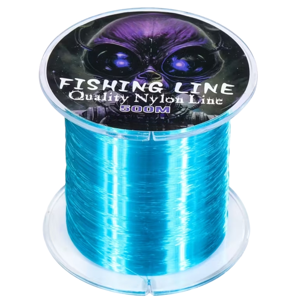 Fishing Line 500 Meters/547 Yards Nylon Fishing Line 7-38 Pounds Abrasion-Resistant Nylon Single Weave Line for Fishing Supplies