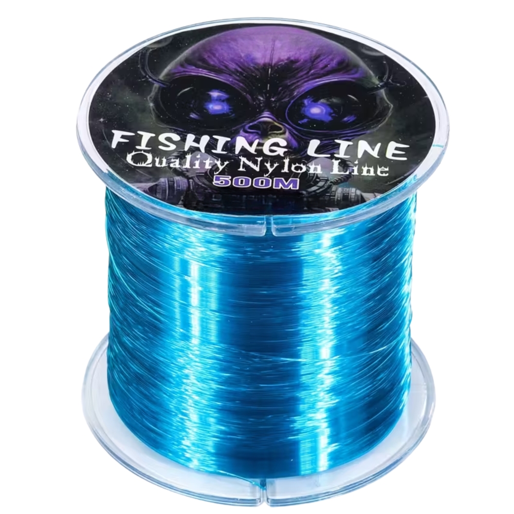 Fishing Line 500 Meters/547 Yards Nylon Fishing Line 7-38 Pounds Abrasion-Resistant Nylon Single Weave Line for Fishing Supplies