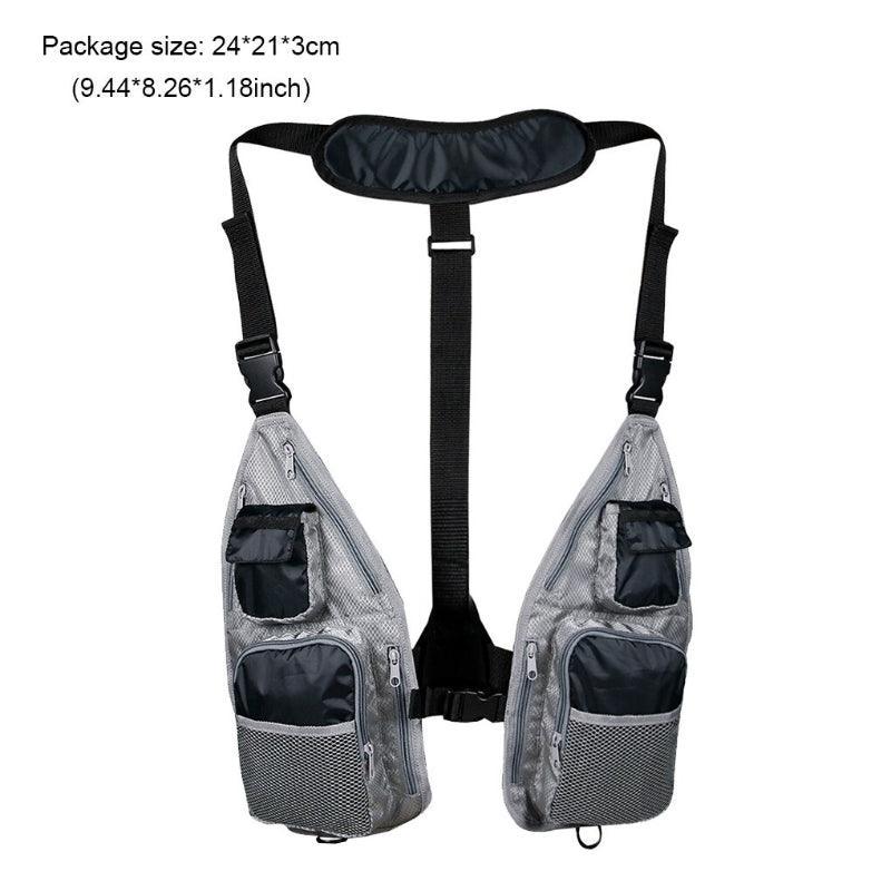Portable Professional Free Size Casual Unisex Multi-Pocket Vest-USA Fish Bait