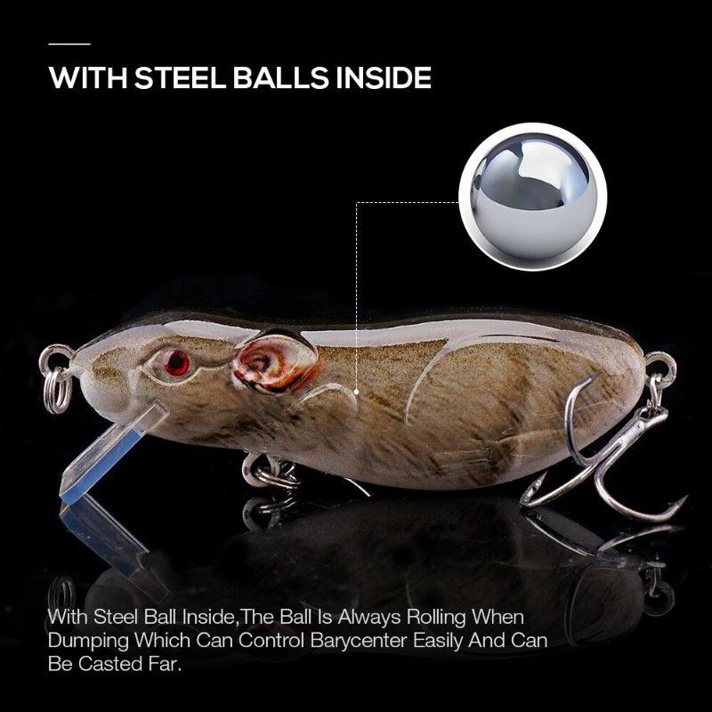 Black Minnow Fishing Lure-USA Fish Bait