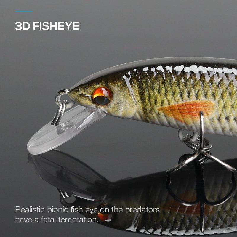 Pike Floating Minnow Lures-USA Fish Bait
