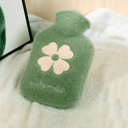 Portable Hot Water Bag With Soft Fleece Cover
