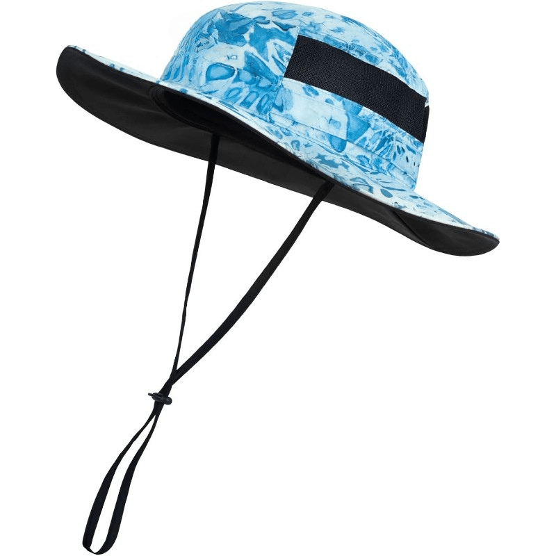Lightweight Wide Brim Sun Hat For Outdoor Activities And Travel - USA Fish Bait