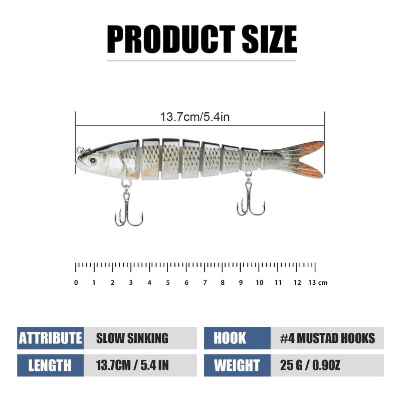 Saltwater Fishing Lures Lifelike Swimbait - For Ocean Fishing-USA Fish Bait