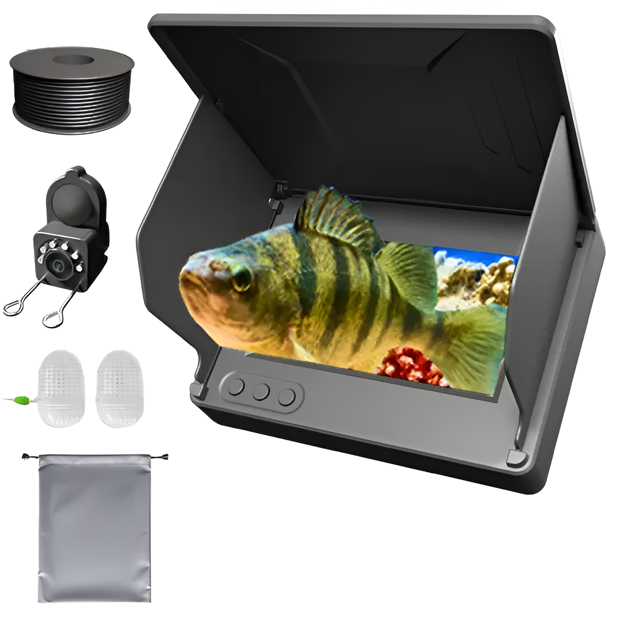 4.3 Inches HD Underwater Fishing Camera And Fish Finder