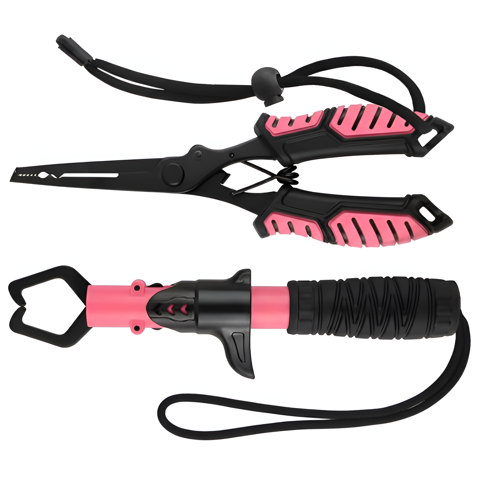 2pcs Durable Stainless Steel Fishing Pliers - Essential Tool for Easy Fish Control and Outdoor Fishing