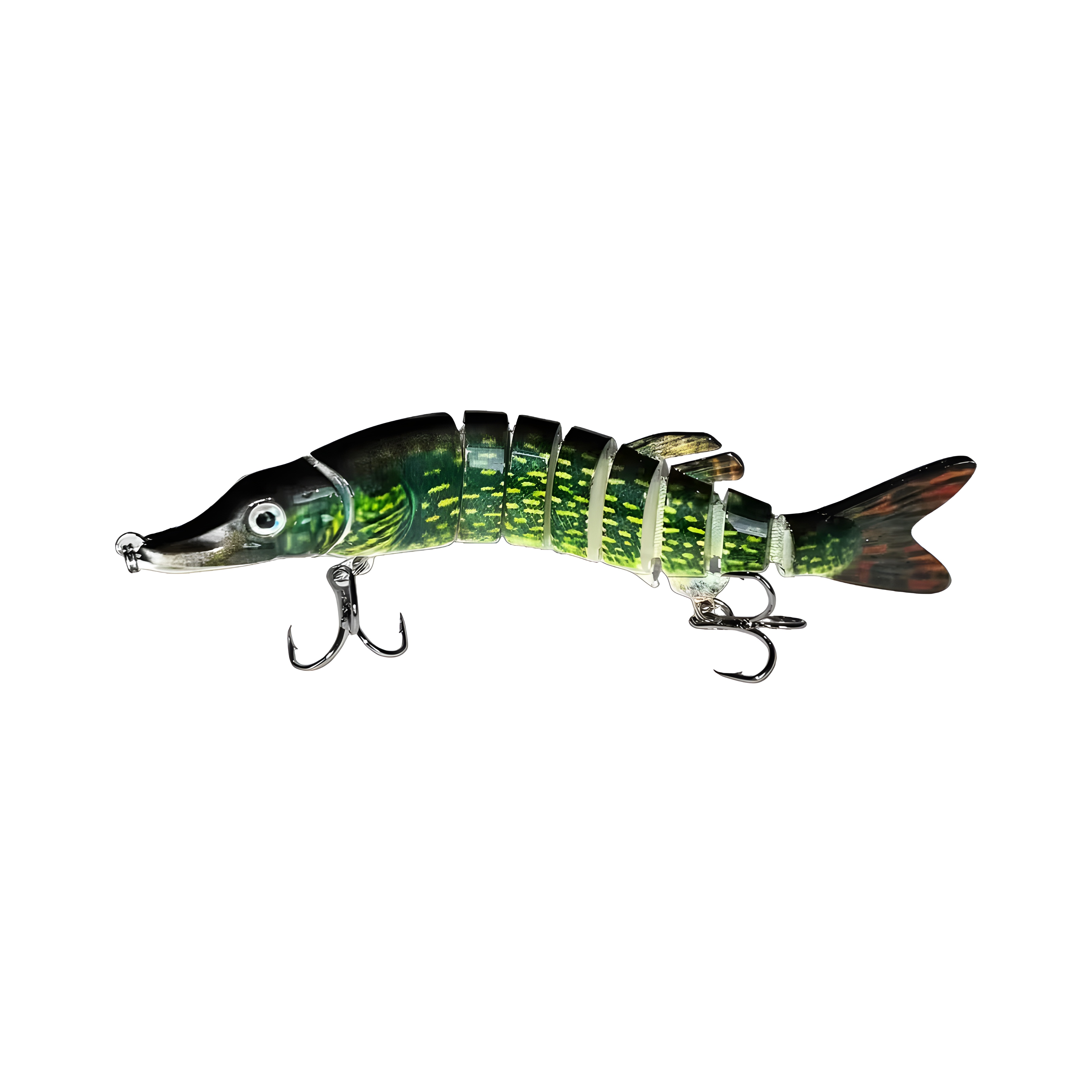 Full-Size Multi Jointed Swimbait, Slow Sinking Segmented Bass Fishing Lure, Swimming Fishing Lure