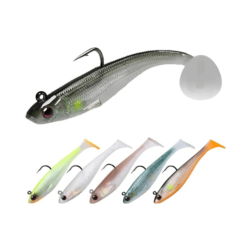 Pre-Rigged Soft Fishing Lures With Spinner Ready-to-Use Baits-USA Fish Bait