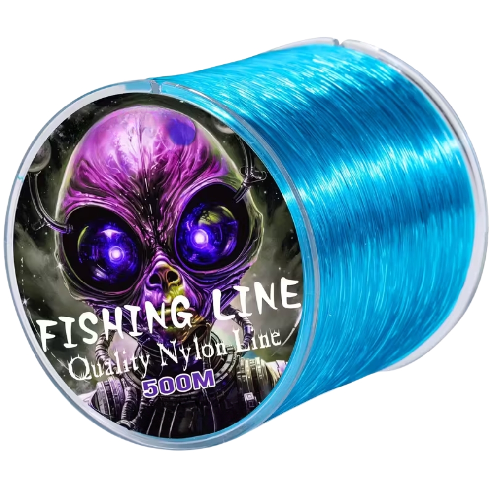 Fishing Line 500 Meters/547 Yards Nylon Fishing Line 7-38 Pounds Abrasion-Resistant Nylon Single Weave Line for Fishing Supplies